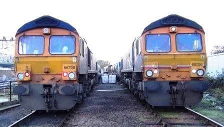 73.  Sandite Train 4  Whittlesford Loop  Cambridge  Royston  Cambridge  Broxbourne